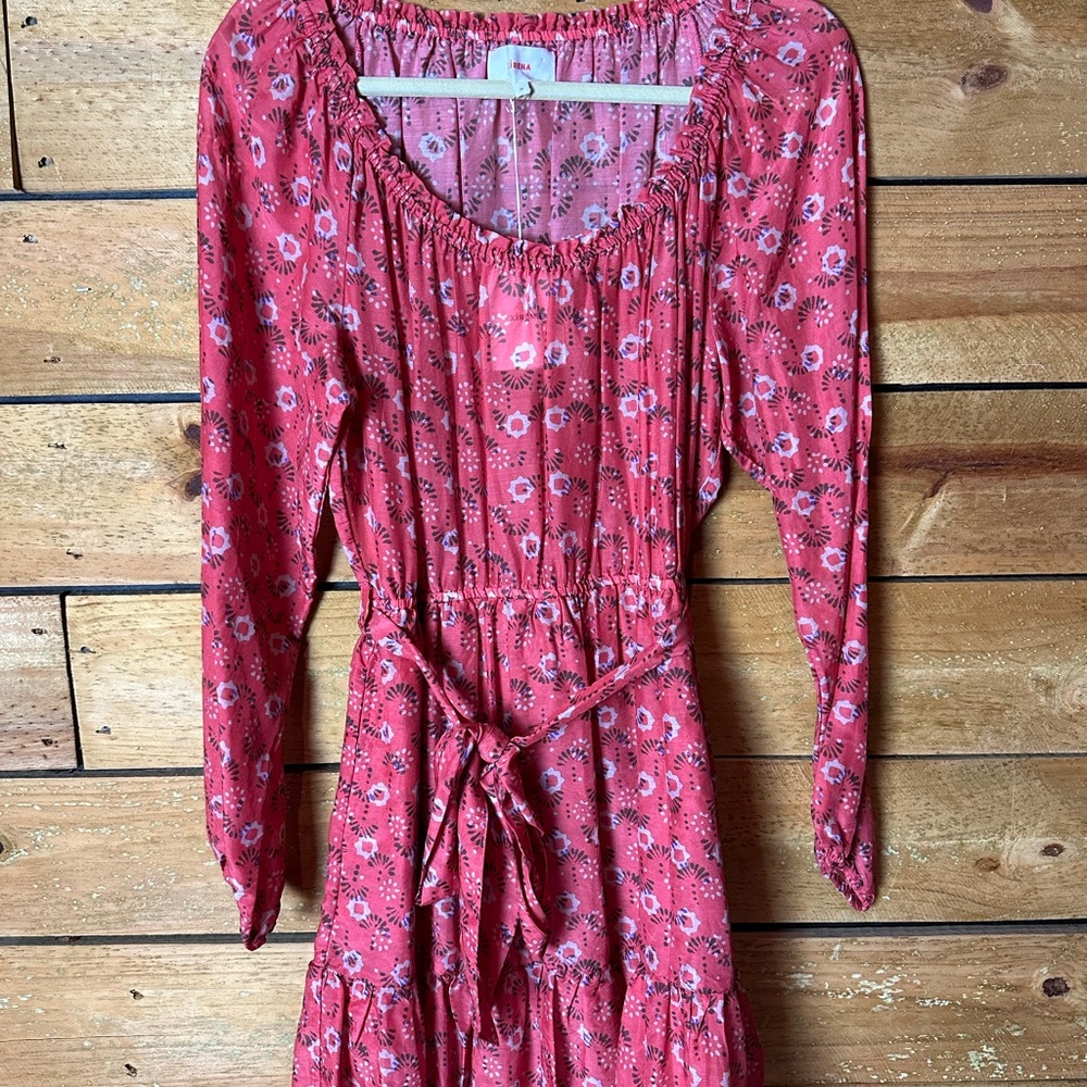 XiRenaPink Floral Dress